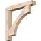 Ekena Millwork Westlake Block Smooth Bracket w/ Offset Brace, Douglas Fir, 7 1/2"W x 48"D x 48"H BKT0806X48X48WTL05SDF - alternate 1